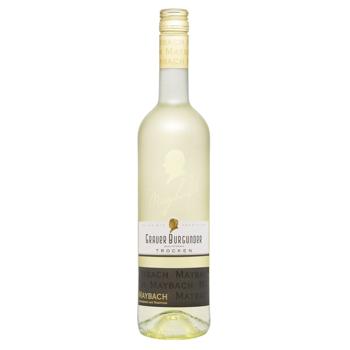 Maybach Grauer Burgunder Trocken White Dry Wine 11.5% 0.75l - buy, prices for NOVUS - photo 1