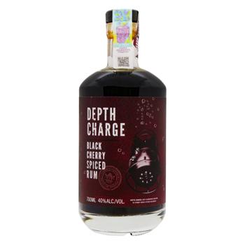 Depth Charge Black Cherry Spiced Rum 40% 0.7l - buy, prices for MegaMarket - photo 1