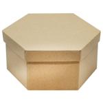 Kraft Hexagon Box 4031-1