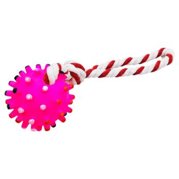 Spiked Ball with Rope Toy for Dogs 28cm - buy, prices for - photo 5