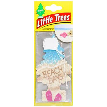 Освіжувач повітря Little Trees Beach Days 5г - купити, ціни на МегаМаркет - фото 1