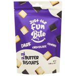 Just The Fun Part Cookies Covered with Dark Chocolate 100g