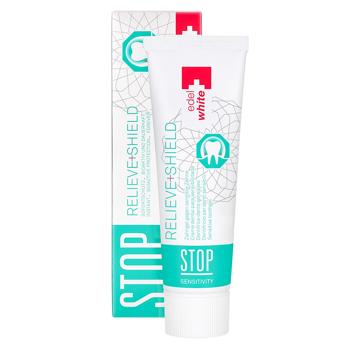 Edel White Stop Sensitivity Toothpaste for Sensitive Teeth 75ml - buy, prices for MegaMarket - photo 1