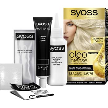 Syoss Oleo Intense Cream-paint 10-50 Smoky Blonde - buy, prices for MegaMarket - photo 6