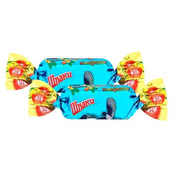 Цукерки Бісквіт-Шоколад Шпаки - купити, ціни на Чудо Маркет - фото 1