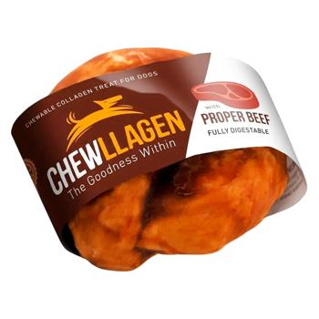 Лакомство для собак Chewllagen Пончик коллагеновый с говядиной 8,8см 1шт - купить, цены на MasterZoo - фото 1