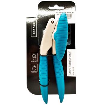 Нож консервный Lessner Sky Blue коррозионностойкая сталь с ручкой 16см - купить, цены на Cупермаркет "Харьков" - фото 1