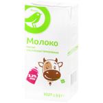 Молоко Auchan ультрапастеризованное 3.2% 1027г