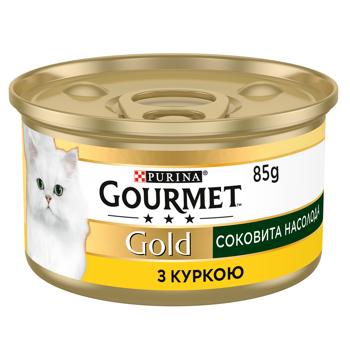 Gourmet Gold Juicy Delight Wet Food with Chicken for Adult Cats 85g - buy, prices for COSMOS - photo 2