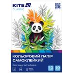 Папір кольоровий Kite Classic самоклейкий А5 10 аркушів 10 кольорів