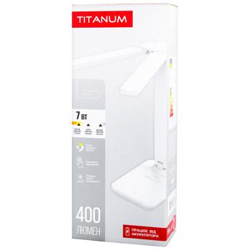 Titanum LED TLTF-010W 7W Desk Lamp with Battery - buy, prices for Auchan - photo 1