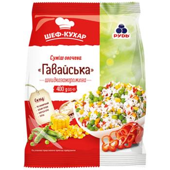 Rud Hawaiian Vegetable Quick-Frozen Mixture 400g - buy, prices for Torba - photo 1