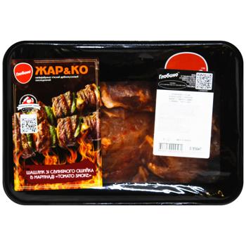 Globino Chilled Pork Neck Shashlyk in Tomato Smoke Marinade - buy, prices for METRO - photo 1