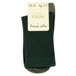 Moi Faini Ribbed Children's Socks s.20-22 Green