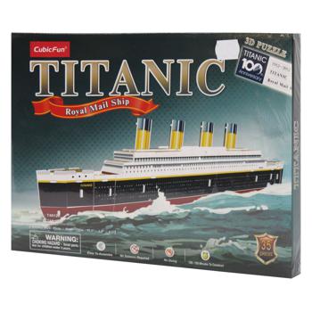 Конструктор CubicFun Титаник 35элементов - купить, цены на КОСМОС - фото 1