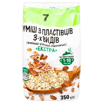 Пластівці 7 Суміш 3-х злаків 350г - купити, ціни на КОСМОС - фото 3