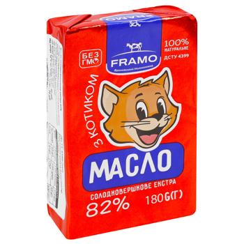 Масло Framo Экстра сладкосливочное 82% 180г - купить, цены на - фото 3