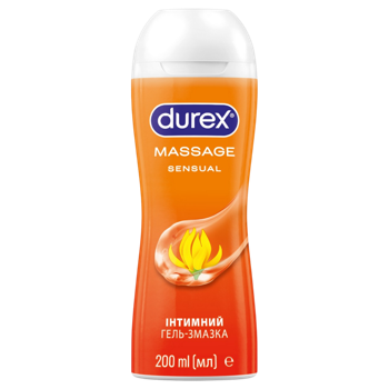 Гель-смазка интимный Durex с Иланг-Илангом Play Sensual 2in1 200мл - купить, цены на КОСМОС - фото 1