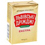 Дріжджі Львівські Дріжджі Екстра пресовані 100г