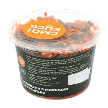 Баклажаны с морковью по-корейски 500г - купить, цены на Чудо Маркет - фото 1