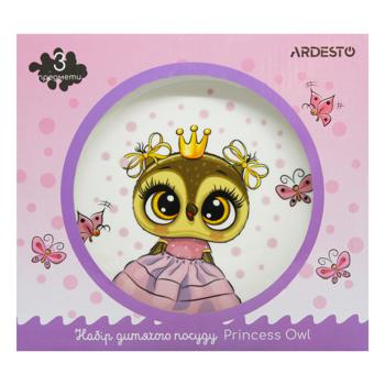 Набор детской посуды Ardesto Princess Owl 3 предмета - купить, цены на ULTRAMARKET - фото 5