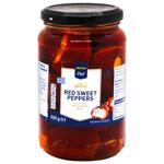 Перец сладкий красный чери Metro Chef фаршированный мягким сыром в подсолнечном масле 320г