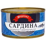 Сардина Морські натуральна з додаванням олії 230г