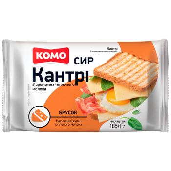 Komo Kantri Semi-hard Cheese 50% 185g - buy, prices for Chudo Market - photo 1