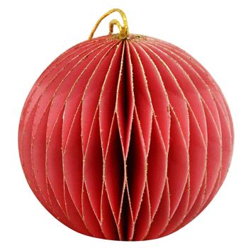 Куля ялинкова Koopman паперова кольорова 6см - купити, ціни на - фото 4