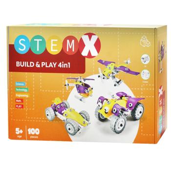 SteamX Build and Play 4in1 Building Blocks 100 pcs