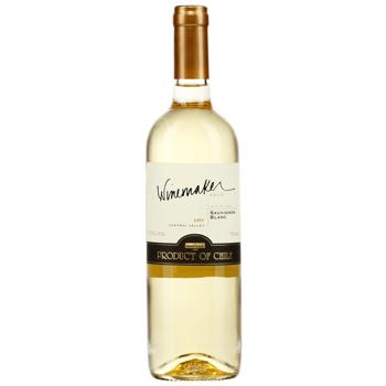 Winemaker Sauvignon Blanc White Dry Wine 12.5% 0.75l - buy, prices for Vostorg - photo 1