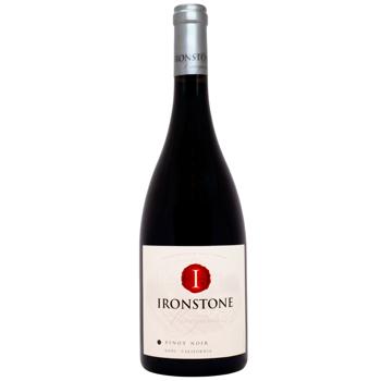 Вино Ironstone Vineyards Pinot Noir California красное сухое 14,5% 0,75л - купить, цены на WINETIME - фото 1