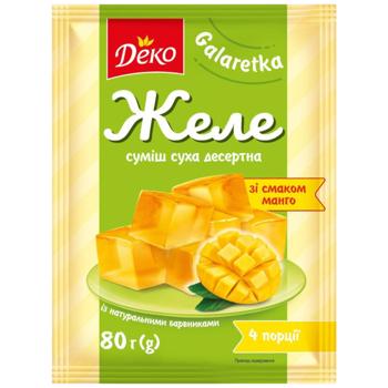 Желе Деко зі смаком манго 80г - купити, ціни на Епіцентр FOOD - фото 1