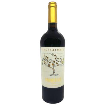 Вино Pietraforte Primitivo красное сухое 13% 0,75л - купить, цены на КОСМОС - фото 1