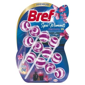 Блок для унітазу Bref Spa Moments Harmony 3х50г - купити, ціни на Ідеал - фото 1