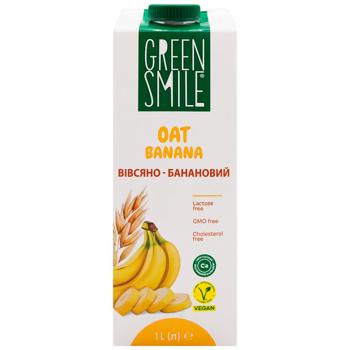 Green Smile Oatmeal Ultra-pasteurized Drink with Banana Filler 1l - buy, prices for EKO Market - photo 2