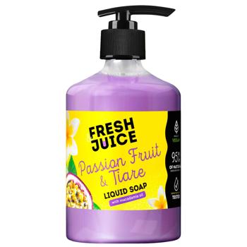 Мыло жидкое Fresh Juice Маракуйя и тиаре 460мл - купить, цены на Auchan - фото 1