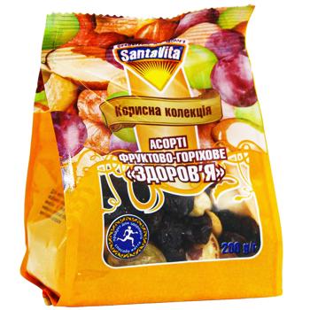 Асорті SantaVita Здоров'я фруктово-горіхове 200г - купити, ціни на КОСМОС - фото 3