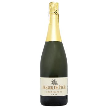 Вино ігристе Cava Roger de Flor Brut Nature сухе біле 0,75л  11, - купить, цены на AlcoHub - фото 1