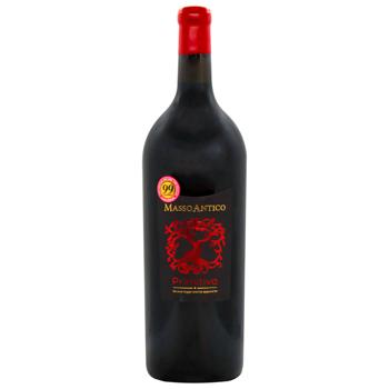 Вино Masso Antico Primitivo Salento IGT Appassite н/сух 14% 1,5л - купить, цены на ULTRAMARKET - фото 1