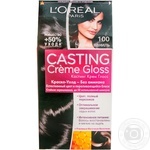 Краска-уход для волос L'Oreal Casting Creme Gloss 100 Черная ваниль без аммиака