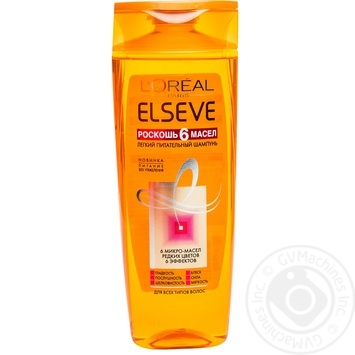Шампунь L'Oreal Elseve Роскошь 6 масел легкий питательный для всех типов волос 400мл купить, цены на МегаМаркет - фото 1