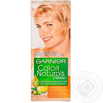 Фарба для волосся Garnier Color Naturals Creme з 3-ма оліями №9.1 Сонячний пляж купити, ціни на МегаМаркет - фото 5