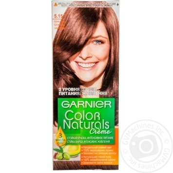 Краска для волос Garnier Color Naturals Creme с 3-мя маслами №5.15 Шоколад купить, цены на МегаМаркет - фото 1