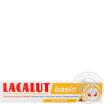 Зубная паста Lacalut basic цитрусовая 75мл купить, цены на МегаМаркет - фото 3