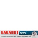 Зубна паста Lacalut Duo 75мл