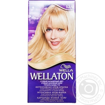 Фарба для волосся Wellaton №12/0 світлий натуральний блондин 1шт купити, ціни на МегаМаркет - фото 1