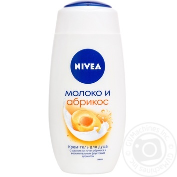 Крем-гель Nivea Молоко и абрикос для душа 250мл Россия купить, цены на МегаМаркет - фото 1