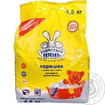 Стиральный порошок Ушастый нянь 4.5кг купить, цены на МегаМаркет - фото 1
