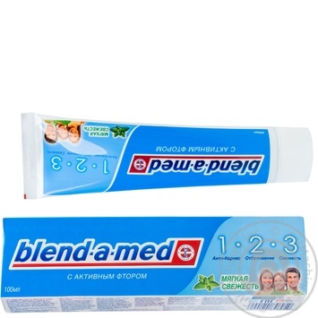 Toothpaste Blend-a-Med 3-Effect Soft Fresh 100ml - buy, prices for - photo 9